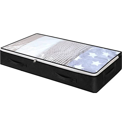 Under bed Storage Bag For Portable Foldable Quilt Bags Wardrobe Clothes Organizer Storage Box Dustproof Organizer Large Capacity