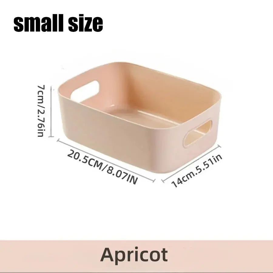 Storage Box Household Drawer Plastic Storage Desktop Storage Box Cosmetics Grocery Snack Storage Basket Kitchen