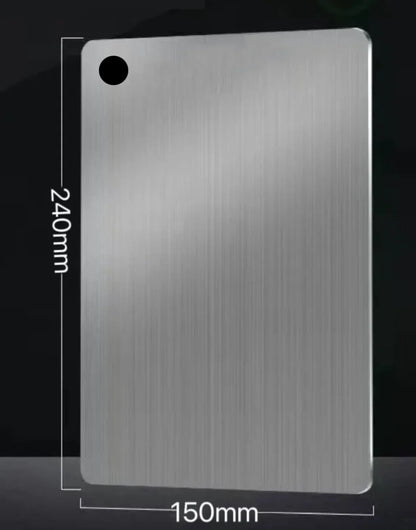 5 Size 304 Stainless Steel Thickened Cutting Board Antibacterial Mildew-proof Kneading Dough Board Kitchen Fruit vegetable