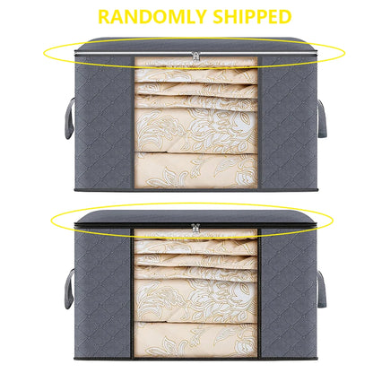 Large Capacity Clothes Storage Bag Foldable Blanket Storage Containers for Organizing Bedroom Closet
