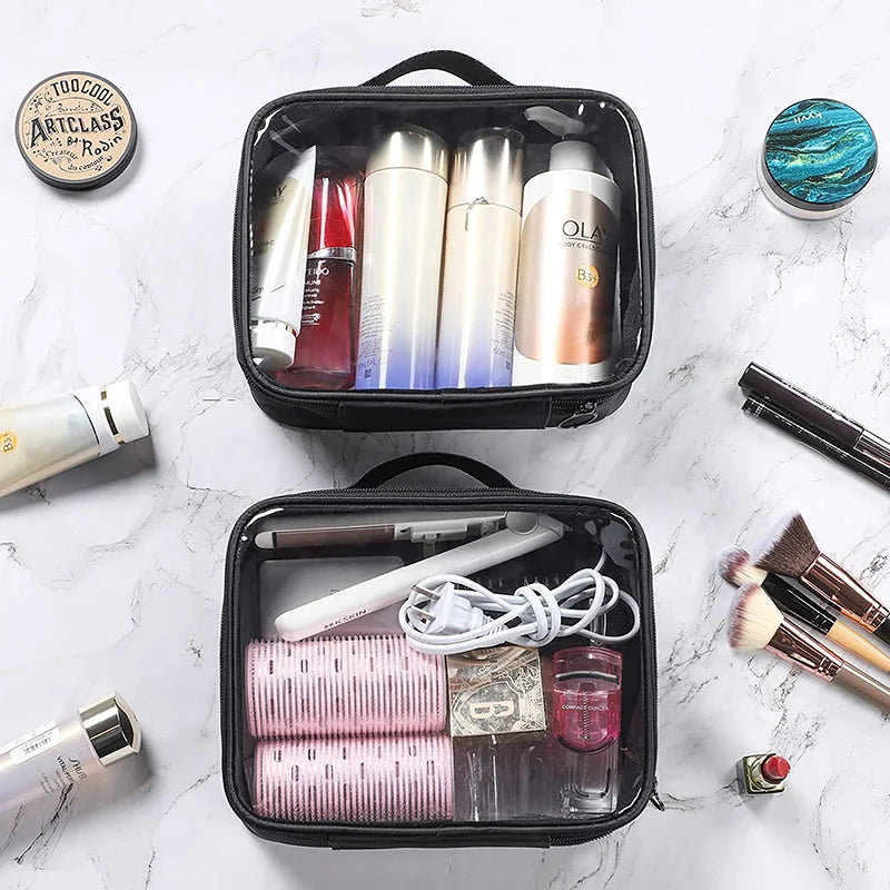 Storage Bag Travel Toiletry Transparent Large Capacity Waterproof Convenient Portable Utility Men Women Cosmetic Bag Accessory