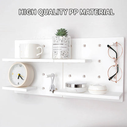 1PC/2PCS/4PCS Wall Perforation-free Plastic Shelving Bathroom Wall Wall Hanging Student Bedroom Dormitory Headboard Hole