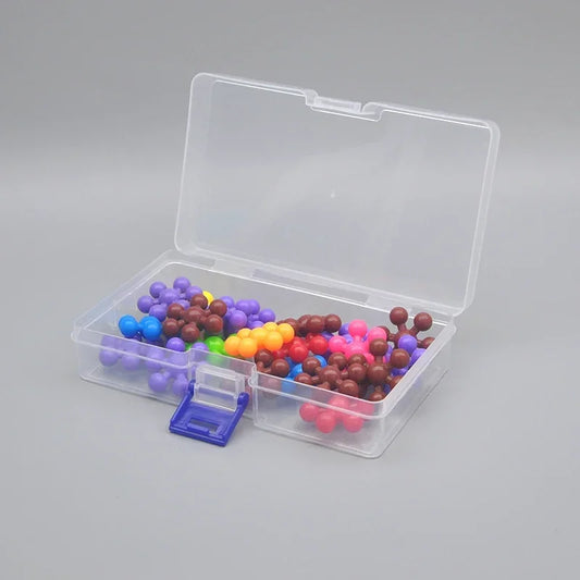 5 pcs Transparent Lockable Box Small Object Storage Box Fishing Gear Accessories Box Plastic Material