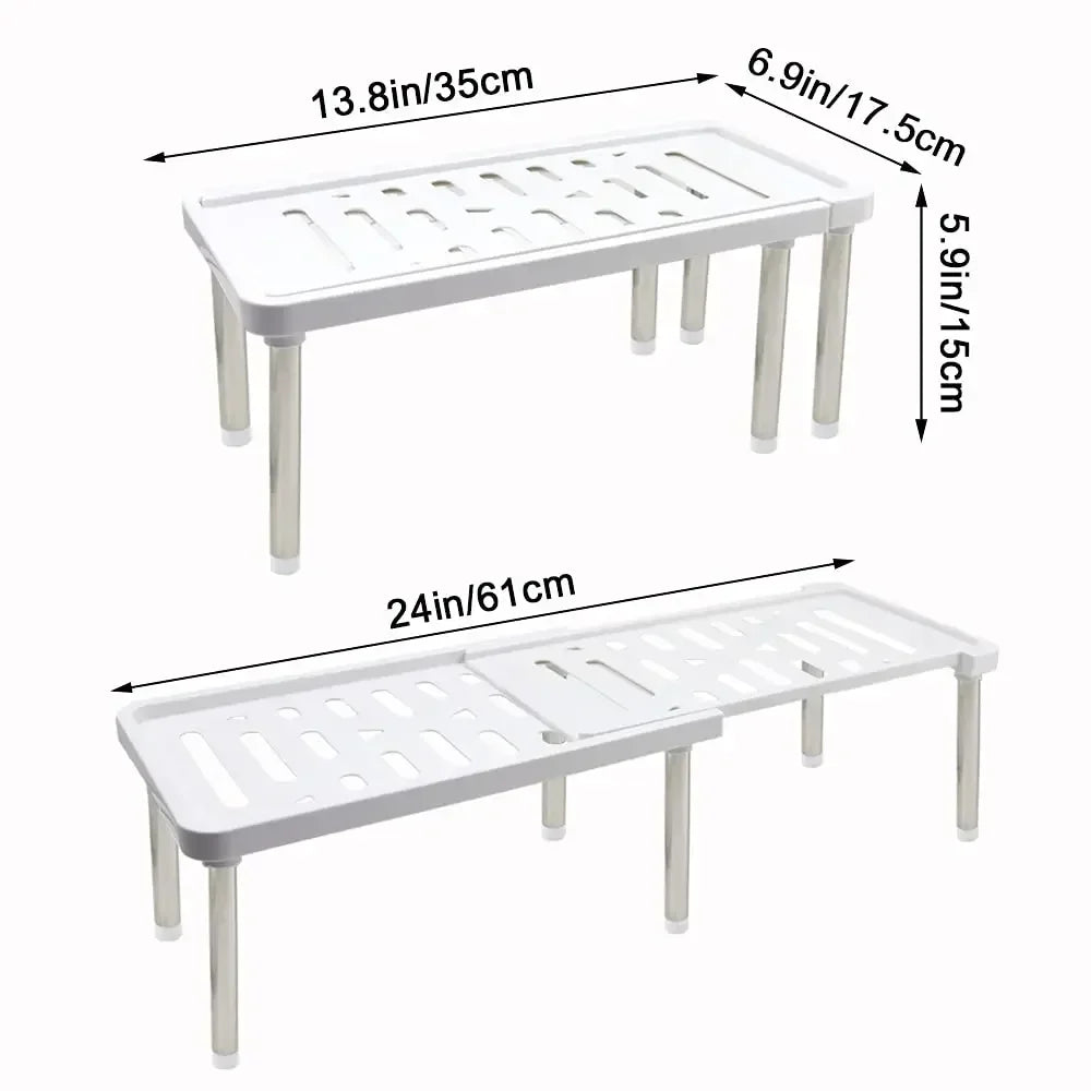 Étagère rétractable, 1 pièce, support de rangement multifonction, organisateur d'articles ménagers, bouteille d'assaisonnement
