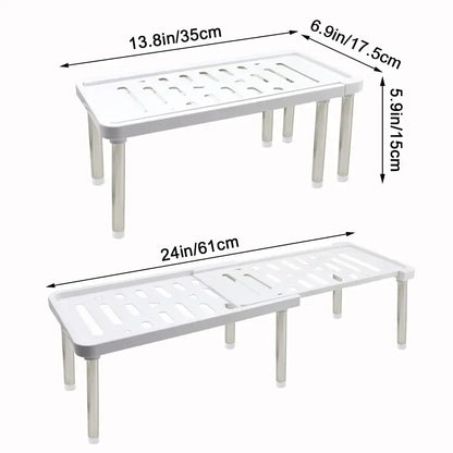 Étagère rétractable, 1 pièce, support de rangement multifonction, organisateur d'articles ménagers, bouteille d'assaisonnement