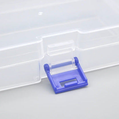 5 pcs Transparent Lockable Box Small Object Storage Box Fishing Gear Accessories Box Plastic Material