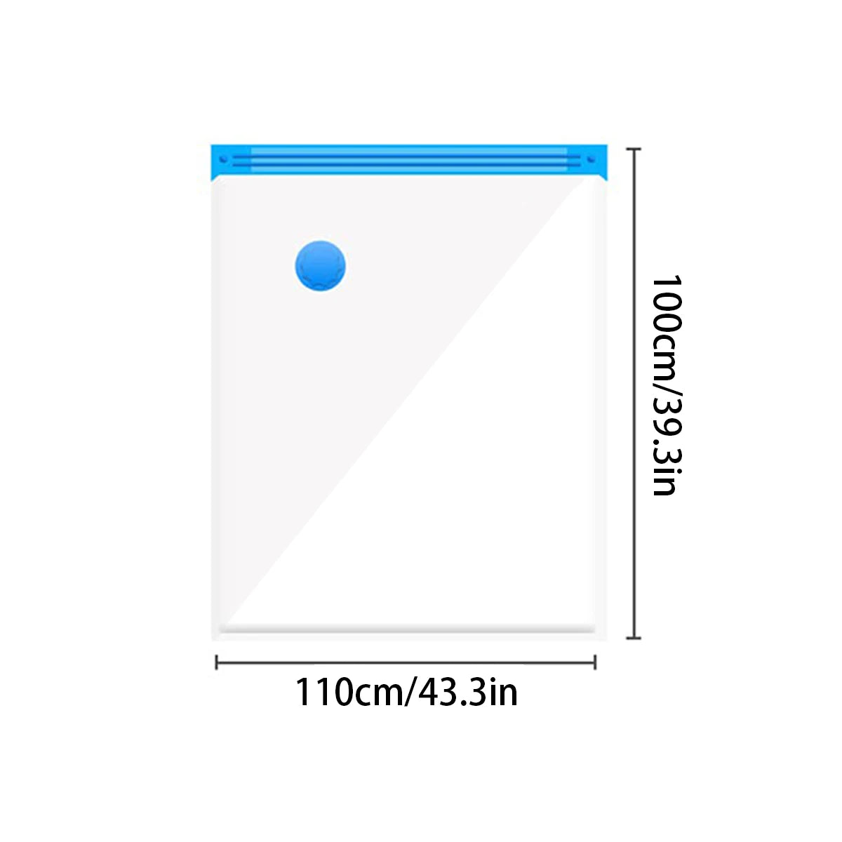 Vacuum Storage Bags Vacuum Seal Bag Space Saving Bags for Comforters Clothes Pillow Bedding Blanket Storage