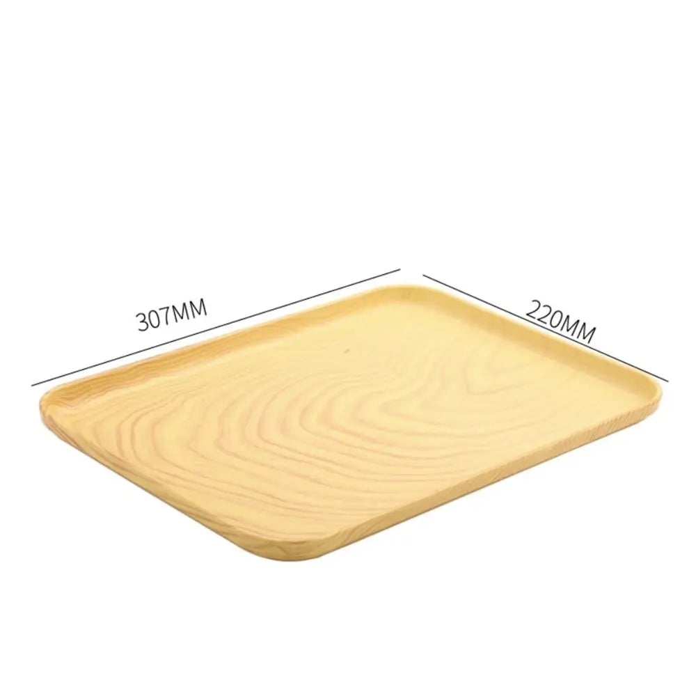 Nordic PP Pallet Plastic Tray Food Bread Pan Rectangular Storage Household Kitchen Supplies Hotel Service Tray Dessert