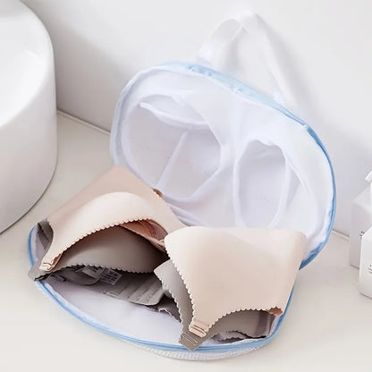Bra laundry bag Bra Wash Bag Mesh Laundry Washing Bag with Zipper Foldable Mesh Lingerie Underwear Mesh Bra Washer bag