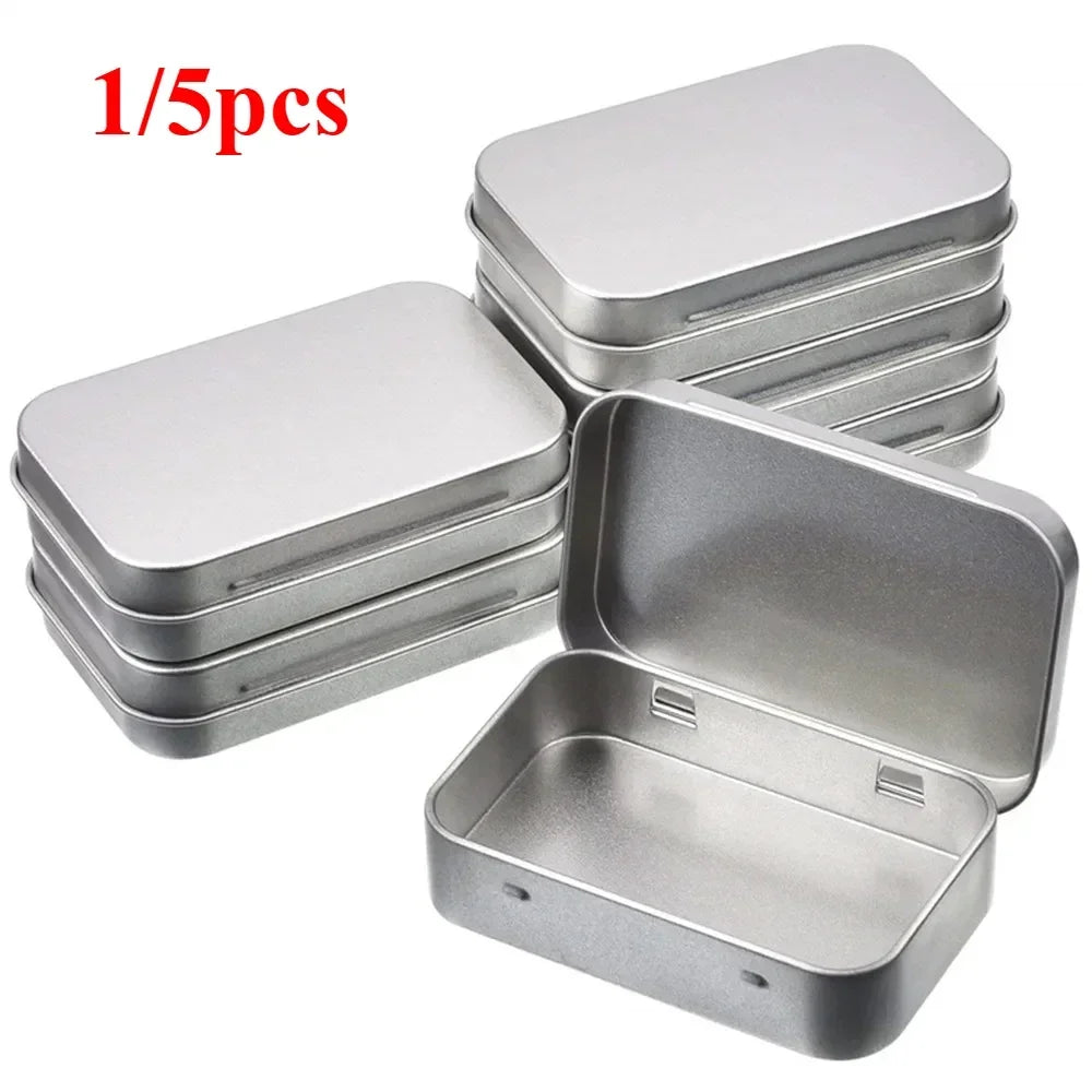 Mini Iron Box Storage Box Small Metal Jewelry Key Coin Metal Box Wedding Candy Storage Can Tobacco Small Iron Box