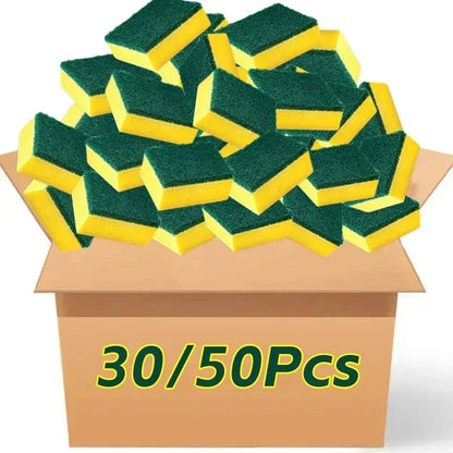 Highly absorbent double-sided sponge magic cleaning pot rust sponge cleaning brush kitchen cleaning tool