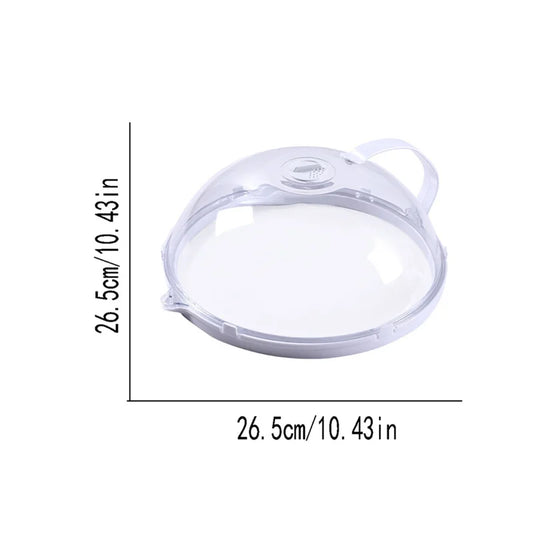 Microwave food splash proof cover, household oven heating cover, plate transparent cover, handle, cooking utensils accessories