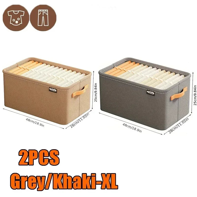 Wardrobe Organizer Box for Storage in The Closet Underwear Drawers Storage Bedroom Cabinet Socks Bra Storage Pants Organizer