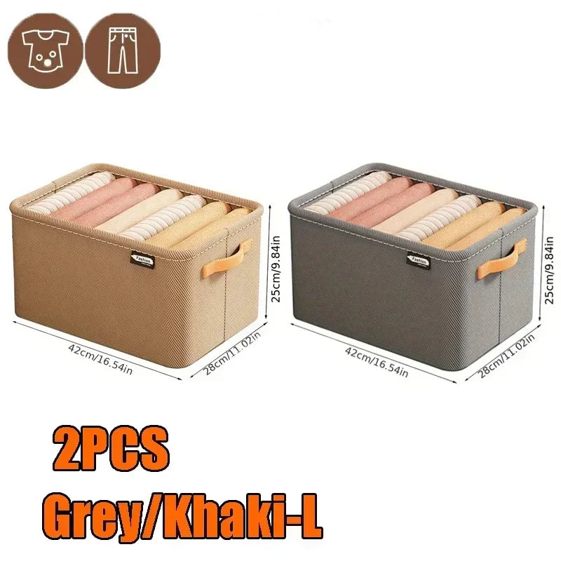 Wardrobe Organizer Box for Storage in The Closet Underwear Drawers Storage Bedroom Cabinet Socks Bra Storage Pants Organizer